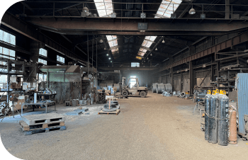 溶解・造形・後処理までの一貫生産体制