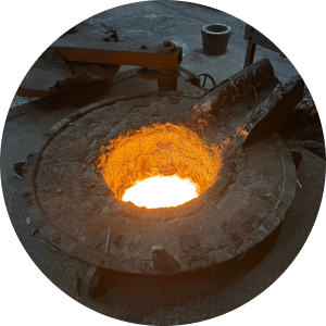 2台の電気炉による効率的な溶解・生産対応